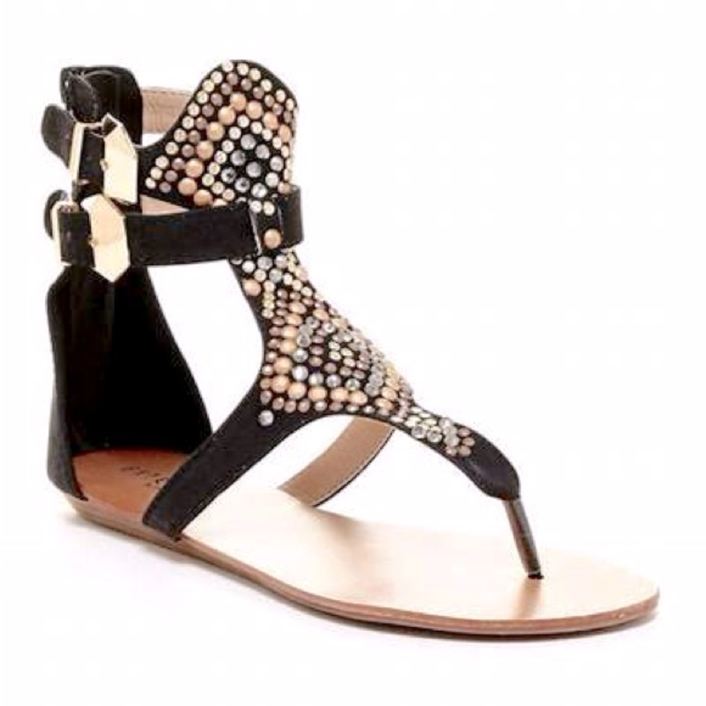 Rhinestone “Tali” Gladiator Sandals by Eddie Marc Extreme